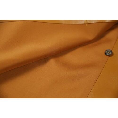 Womens Genuine Leather Skirt Natural Real Sheepskin Waist 2020 New Fashion Runway Designer High Quality Ladies Midi Skirts