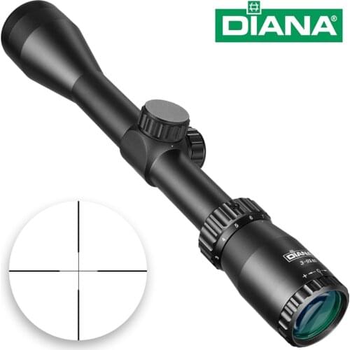 3-9X40 Hunting Riflescope Duplex Reticle Tactical Cross Rifle Scope Sight