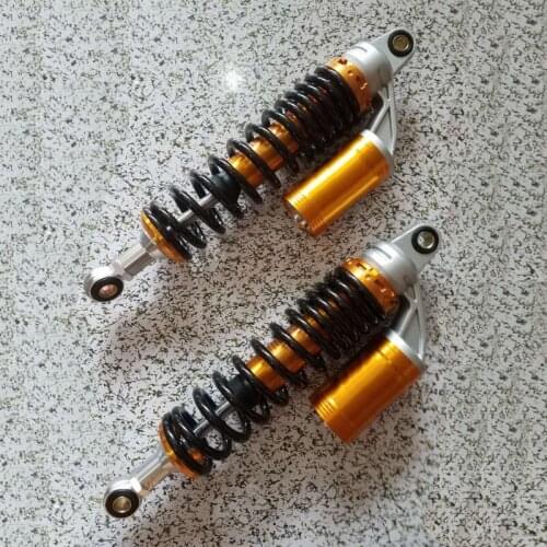 340mm 350mm 360mm 8mm spring Universal Motorcycles Shock Absorbers for Honda/Yamaha/Suzuki/Kawasaki/Dirt bikes ATV/Quad Scooter