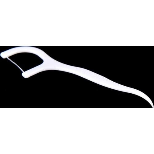 50pcs/box Dental Flosser Floss Stick Teeth Cleaner Brush Toothpick Teethpic Tooth Plastic Stain Remover Care Cleaning Tools