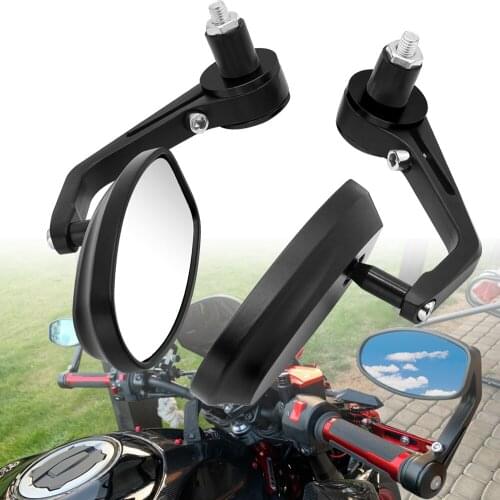 7/8" Motorcycl mirror Handle Bar End CNC Rearview mirror For BMW R1200R R1200RT R1200S R1200ST S1000R S1000RR S1000XR
