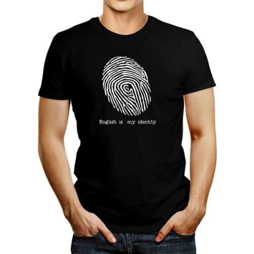 English is my identity Fingerprint T-shirt