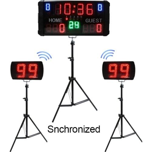 Ganxin Wireless Control basketball scoreboard digital led electronic scoreboard for sport