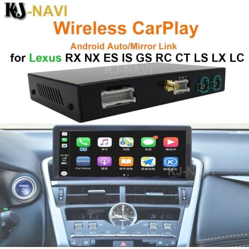 Wireless CarPlay for Lexus GS RC CT LS NX RX IS ES LX LC UX 2014-2019, with Android Mirror Link AirPlay Car Play Functions