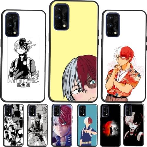 Shoto Todoroki Boku no My Hero Academia Case For Realme C3 C11 C15 Q2 X7 6 7 Pro Cover For OnePlus Nord 6T 7T 8T 7 8 Pro Coque