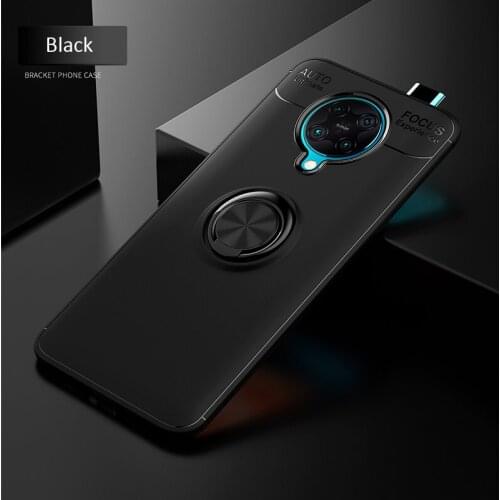 Case For Xiaomi Poco X3 NFC 360 Magnetic Metal Ring Stand Soft TPU Shockproof Full Cover Cases For Pocophone X 3 X3 NFC Cases