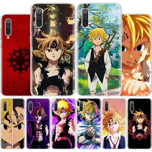 Seven Deadly Sins Meliodas Cover Phone Case For Xiaomi Note 10 Mi 11 9 8 CC9 5X 6X 9T 10T A3 Poco X3 NFC F1 Pro Lite + Coque A1