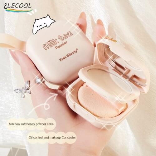 ELECOOL Face Loose Powder Mineral 2 Colors Waterproof Matte Setting Finish Makeup Oil-control Professional Beauty Cosmetics 2021