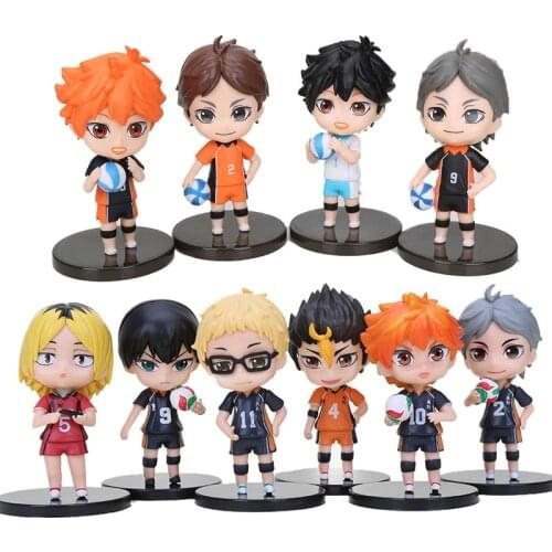 Anime Figure Haikyuu Figure Kei Tsukishima Ushijima Wakatoshi Kozume Kenma Hinata Shoyo Tobio PVC Action Figure Model Toys