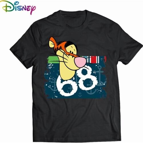 Disney My Friends Tigger & Pooh Women t-shirts Womens cotton t-shirt Short sleeve tee Anime t-shirts Summer graphic t shirts