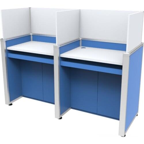 Study Carrel Height Adjustable Anti-Peeping Computer Desk Language Lab Table Desktop Panel For Test Center Table Library Cubicle