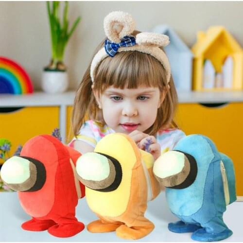 Cute Electric Talking Space Werewolf Kill Plush Toys Speak Talking Sound Record Educational Plush Toy Plushie Gift Toys For Kids