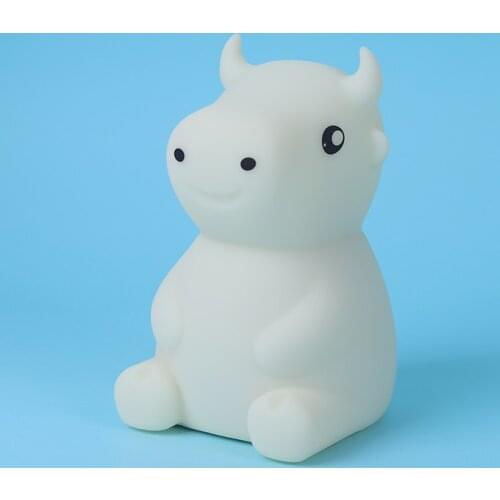 Night light cute Good Price Best Quality Baby Kids Night Light Cute Silicone Soft Nursery Lamp 7 Colorful Holiday Creative Lamp