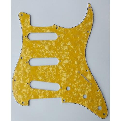 New 3-Ply Golden Pearl Guitar Pickguard for Guitar replacement