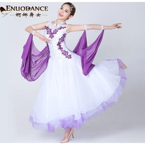 New ballroom waltz modern dance dress ballroom dance performance dresses standard ballroom dancing clothes tango dress