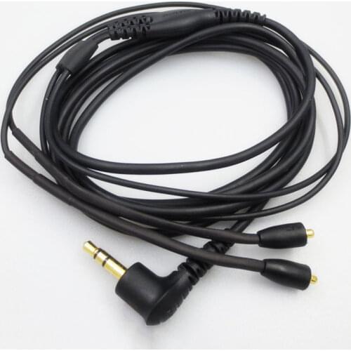 MMCX SE215 Original Upgrade Silver and Black Gray Plated Cable Detachable Wire for Shure SE215 SE315 SE846 UE900 LZ A4 Earphone