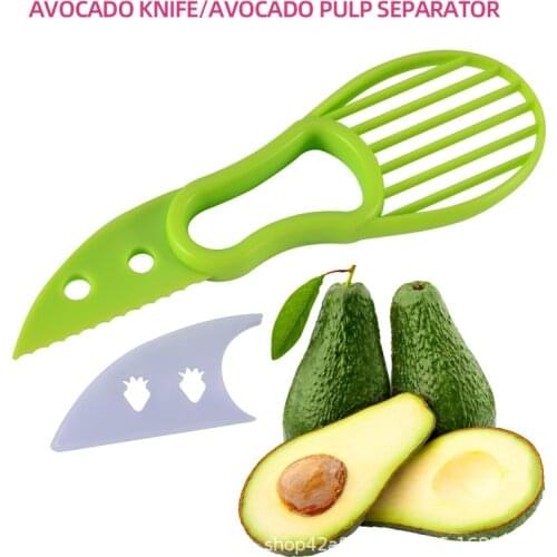 Plastic Avocado Divider Avocado Knife Fruit Divider Three-In-One Separator Fruit Cutter Vegetable Fruit Tool Kitchen Gadgets
