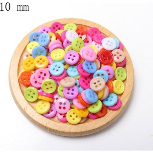 Variety Of Styles Of Two Holes And Four Holes Button DIY Applique Pattern Plastic Sewing Buttons For Handmade Scrapbooking Craft