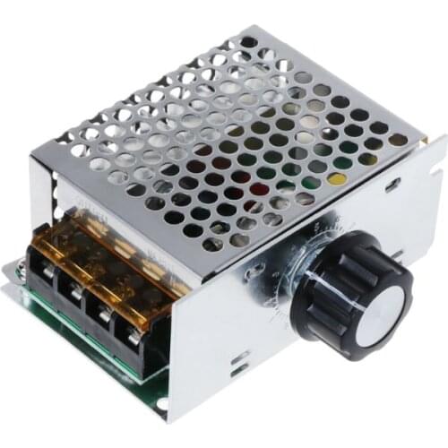 AC 220V 4000W SCR Voltage Regulator Dimmer High Power Electric Motor Speed Controller Module
