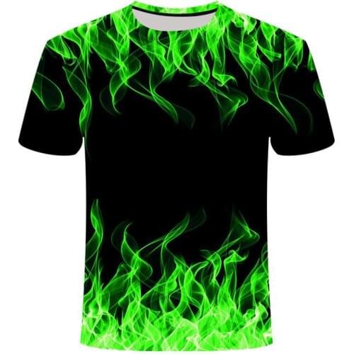 Blue flamingo shirt mens ladies t-shirt 3d t-shirt black T-shirt casual top anime street clothing short-sleeved fashion T-shirt