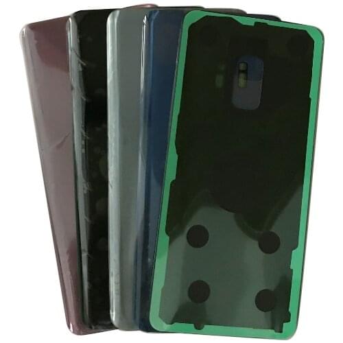 50pcs/Lot Back Glass Replacement For Samsung Galaxy S9 G960 G960F / S9+ S9 Plus G965 G965F Battery Cover Rear Door Housing