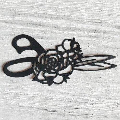 TOP EXPERSSION Flower Scissors Metal Cutting Dies Stencils for DIY Scrapbooking Decorative Embossing DIY Paper Cards