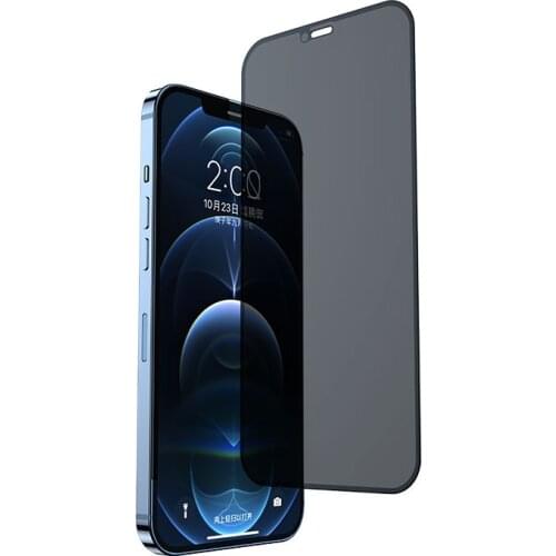3PCS Full Cover Glass the For iPhone X XS Max XR 12 Tempered Glass For iPhone 7 8 6 6s Plus 11Pro Screen Protector Anti Peeping