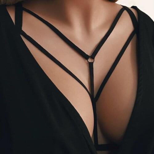 Hollow Out Halter Women Bra Sexy Lingerie Solid Color Bandage Strappy Open Bra Bustier Womens Exotic Underwear Brasier Mujer
