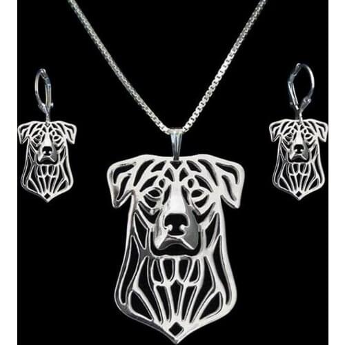 Lovers' Pet Jewelry Set Women Metal Beauceron Dog Jewelry Set