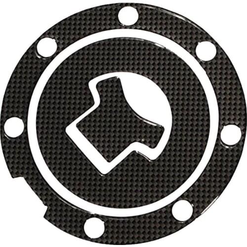 1Pc Carbon Fiber Motorcycle Fuel Tank Pad Gas Oil Cap Cover Sticker Decal Protector Carbon For CBR RVF VFR Car Stylin