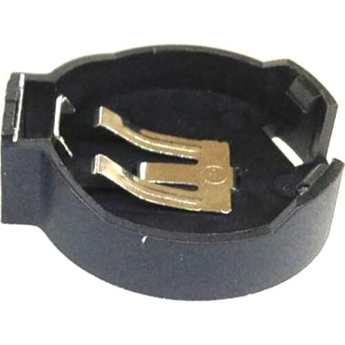 10pcs/lot CR2450 2450 LIR2450 Battery Button Cell Coin Holder Socket Case Black BS-2450-2