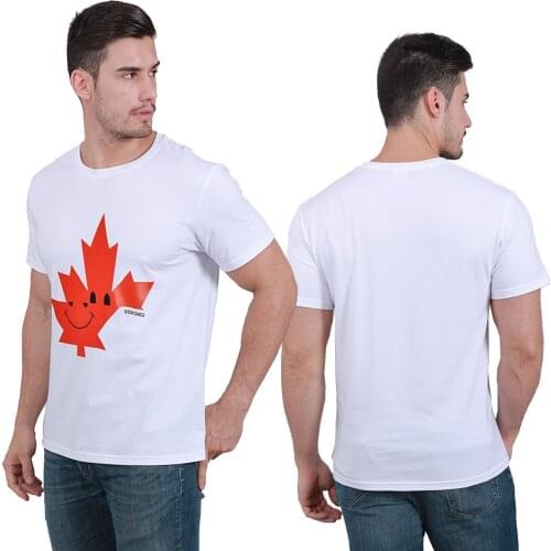 100% Combed Cotton Plain Knitted Fabric High Quality Comfortable Fashionable Breathable Sweat -wicking Summer T-shirt