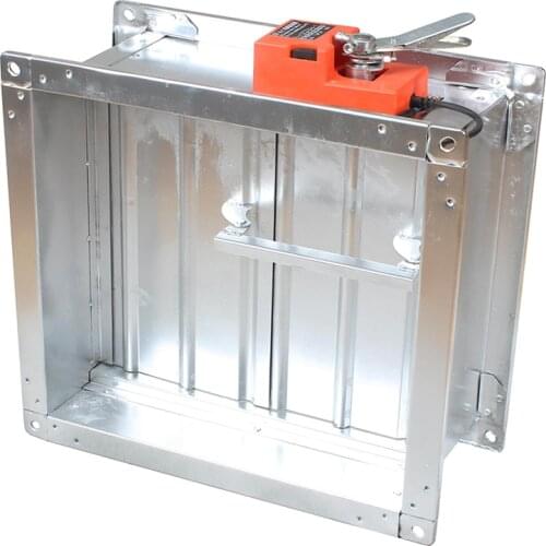 200-400mm Electric Air Damper Valve Ventilation Pipe Valve Check valve regulating valve Galvanized /stainless steel material