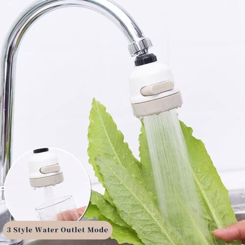 360 Degree Adjustable Faucet Pressurized Shower Household Tap Water Splash-proof Filter Kitchen Water Saving and Bubbler Filter