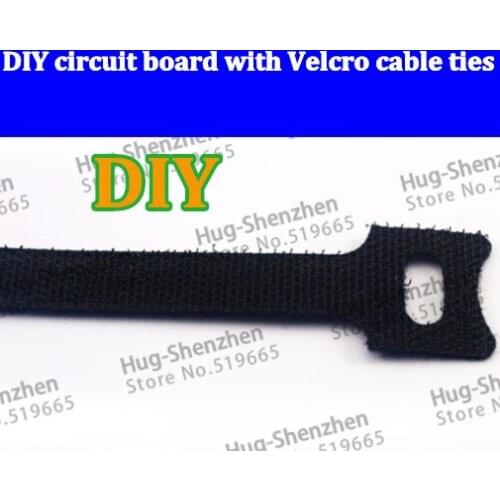 3D printer accessories Ultimaker DIY circuit board with Velcro cable ties black wire 20PCS/lot