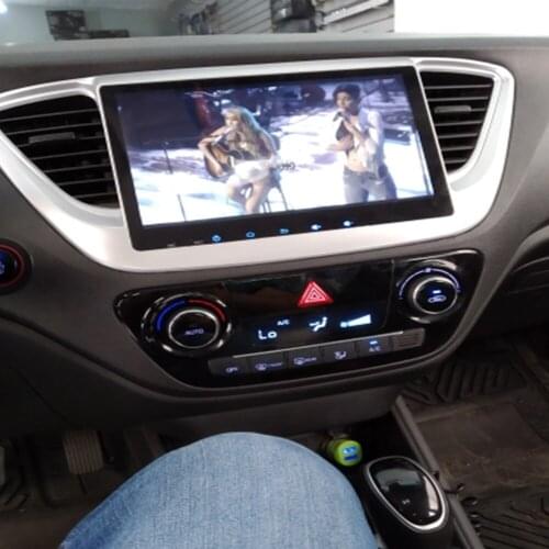 For Hyundai Verna Accent Solaris 2017 2018+ 2 Din Android10 Car Radio Stereo GPS Navigation Bluetooth IPS Screen 4GB 32GB