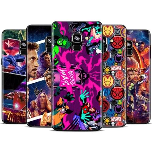 Marvel Avengers Superhero For Samsung Galaxy A9 A8 A7 A6 A5 A3 Star Plus M31S M60S M40 M30 M21 M20 M10 M10S Phone Case