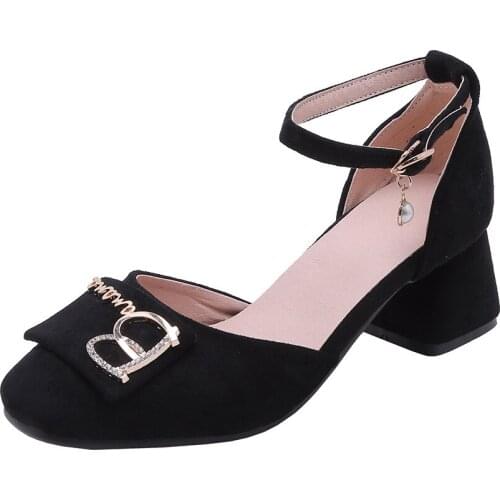 Contracted joker spring/summer 2019 collection side with strap with 31 - size 43 yards cingulate hollow sandals