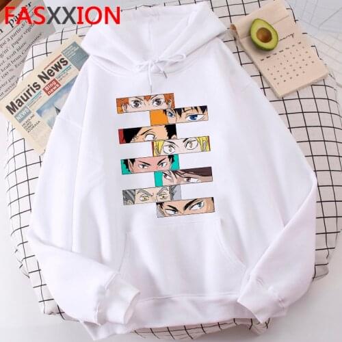 Haikyuu hoodies male grunge anime y2k aesthetic plus size male clothing plus size Korea