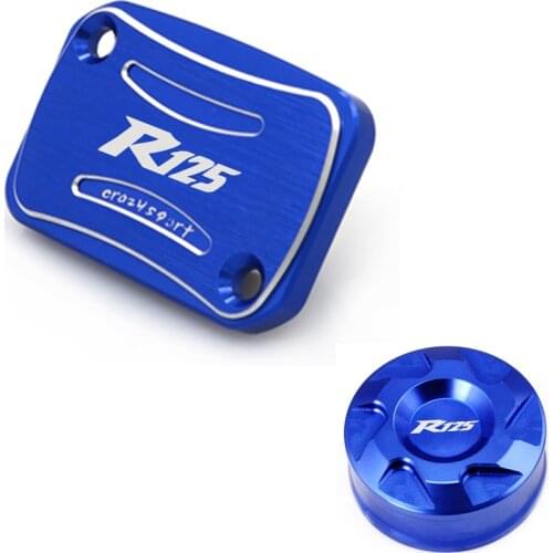 For YAMAHA YZF-R125 YZFR125 YZF R125 2012-2013 Front Rear Brake Reservoir Cover Motorcycle Master Cylinder Oil Fluid Cap