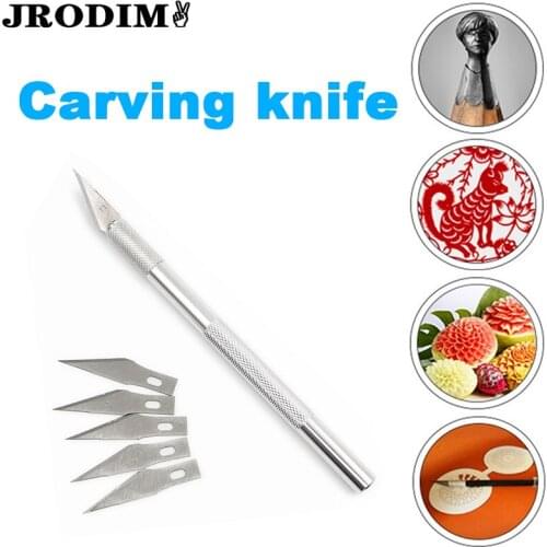 Kitchen Cake Tools Accessories 6pcs/set Baking Pastry Cake Carving Knife Fruit Fondant Cake Decorating Tools Bread Cutter Knife