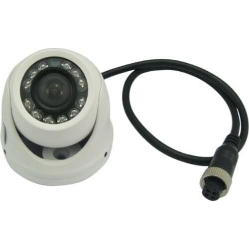 G7202 Night Vision AHD Vehicle Indoor Dome Camera for X7 Mobile HDD DVR with Aviation Connector Without Audio Input