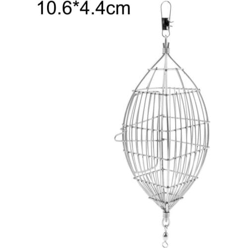 60%HOTStainless Steel Wire Bait Thrower Trap Cage Carp Fishing Feeder Tackle Tool