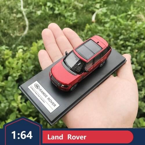 LCD original Land Rover Range Rover SUV 1:64 alloy simulation car model collection gift box decoration