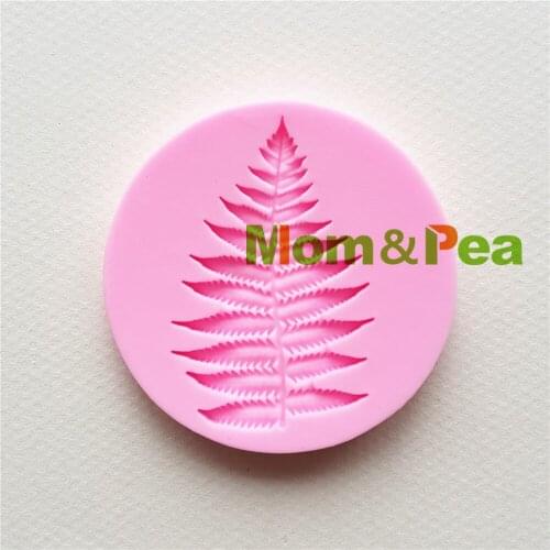 Mom&Pea MPA1682 Leaf Shaped Silicone Mold Cake Decoration Fondant Cake 3D Mold Food Grade Soap Mold