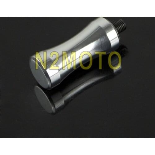 Motorcycle Round Shifter Peg Gear Shift Peg for Harley Glide Dyna Softail Touring Sportster CNC Aluminum Sliver