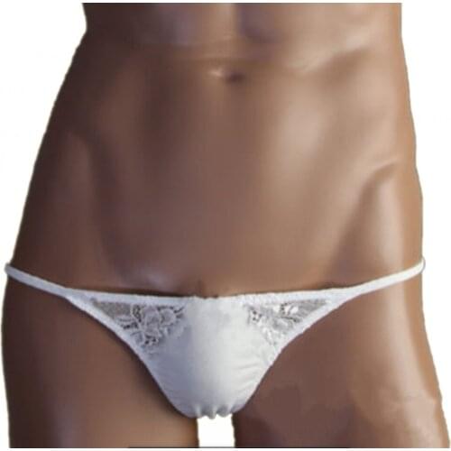 Men bikini thongs male sexy lace underpants mens thongs gay man underwears boys thong underwears