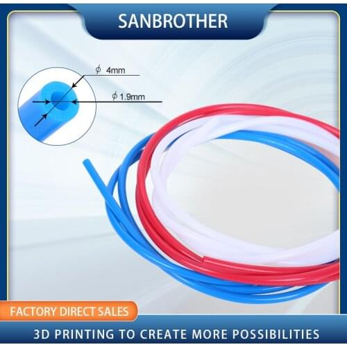 PTFE Tube TL-Feeder hotend Rostock Bowden Extruder 1.75mm Filament ID 2mm OD 4mm Cloned Capricornus Tube for Ender 3