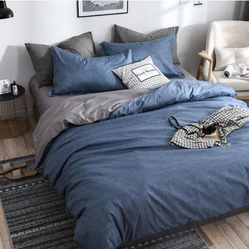 Luxury Bedding Set for Bedroom Dormitory Soft Bed Linen Flat Sheet for Home Comfortable Duvet Cover and Pillowcase Quilt Cover