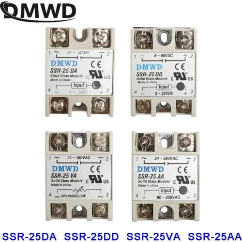 SSR-25 25A DMWD VA DA Industrial Solid State Relay Module AA SSR DD SSR-25DA SSR-25dd SSR-25AA